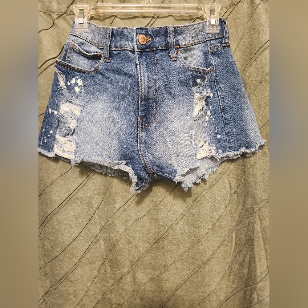 🩳2/$20 No Boundaries Blue Distressed Jean Shorts
